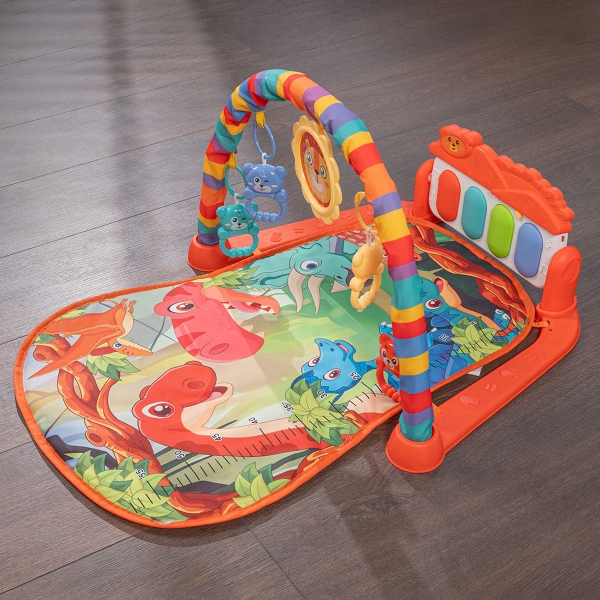 0 - 4 Years Multifunction Baby Play-Mat Toy With Music - Orange