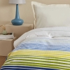 160 x 220 cm Elvis Cotton Single Pique - Indigo / Green / Yellow