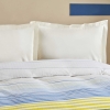 160 x 220 cm Elvis Cotton Single Pique - Indigo / Green / Yellow