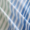 160 x 220 cm Elvis Cotton Single Pique - Indigo / Green / Yellow
