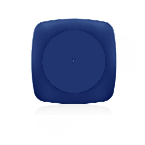 23 x 23 x 2 cm Clover Square Service Plate - Navy Blue