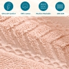 30 x 50 cm Blush Luxe 600 GSM Luxury Turkish Cotton Hand Towel - Light Pink 