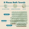 70 x 140 cm Elegance 600 GSM Luxury Turkish Cotton Bath Towel - Mint