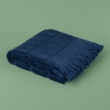 50 x 90 cm Ocean Serenity 600 GSM Luxury Turkish Cotton Face Towel - Navy Blue