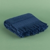 30 x 50 cm Ocean Serenity 600 GSM Luxury Turkish Cotton Hand Towel - Navy Blue
