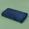 70 x 140 cm Ocean Serenity 600n GSM Luxury Turkish Cotton Bath Towel - Navy Blue