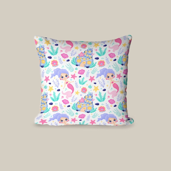 43 x 43 cm Spring Bloom Printed Decorative Cover Cushion - Colorful