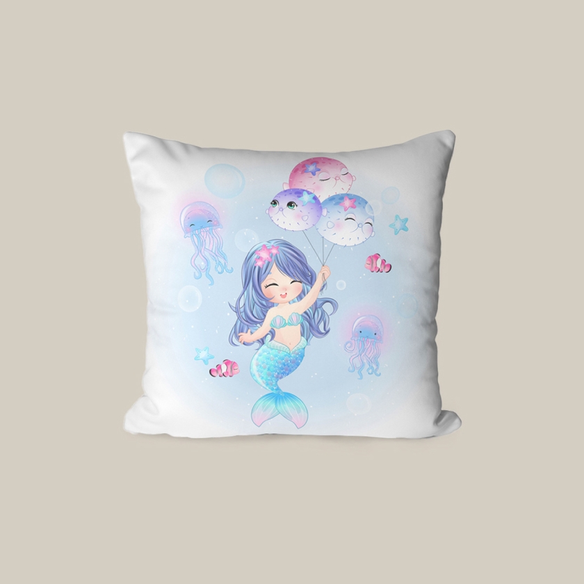 43 x 43 cm Mermaid's  Sky Printed D..
