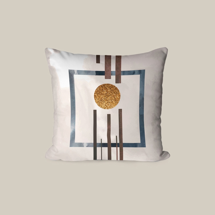 43 x 43 cm Chic Geometry Printed De..