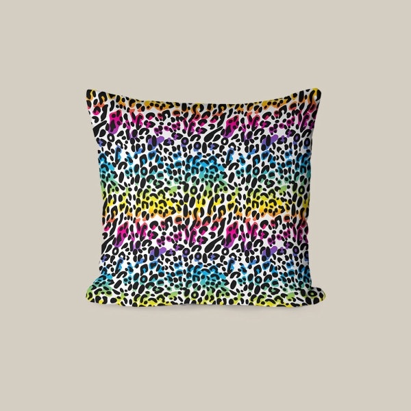 43 x 43 cm Savanna Spirit Printed Decorative Cover Cushion - Multicolor
