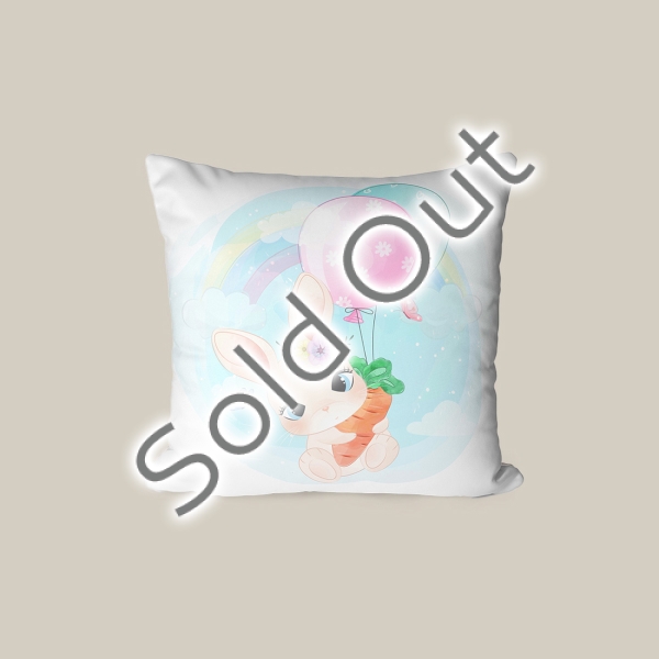 43 x 43 cm Pastel Paradise Printed Decorative Cover Cushion - Colorful