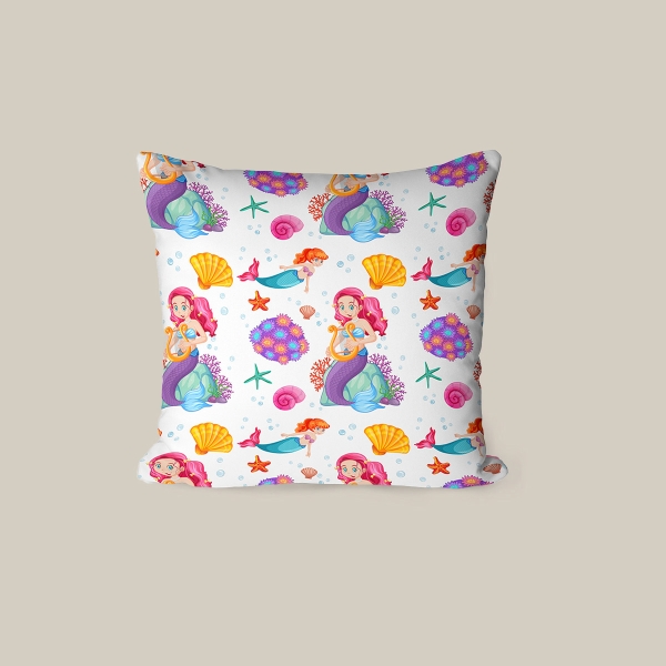 43 x 43 cm Juicy Vibrance Printed Decorative Cover Cushion - Colorful