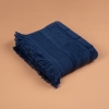 50 x 70 cm Ocean Serenity Premium Turkish Cotton 600 GSM Foot Towel - Navy Blue