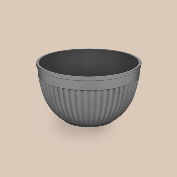 4 L Sapphire Round Bowl - Grey