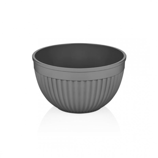 4 L Sapphire Round Bowl - Grey