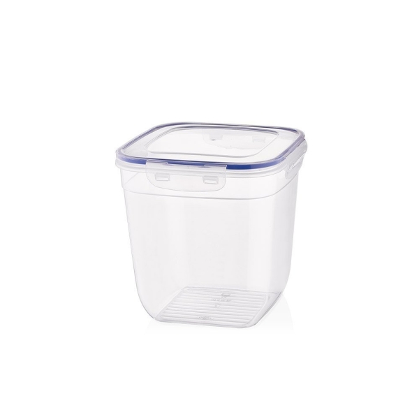 1950 ml Cook & Lock Square Deep Storage Container - Transparent