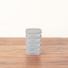 5 Pieces Cook & Keep 300 ml Rectangular Storage Box Set - Grey