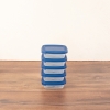 5 Pieces Cook & Keep 300 ml Rectangular Storage Box Set - Navy Blue