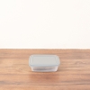 3 Pieces Cook & Keep 1200 ml Rectangular Storage Box Set - Grey