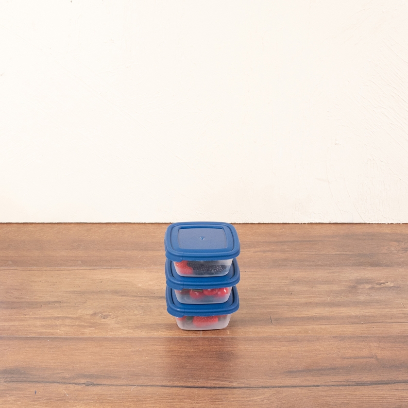 3 Pieces Cook & Keep 250 ml Square ..