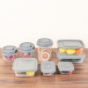 3 Pieces Terra Storage Box Set - Grey