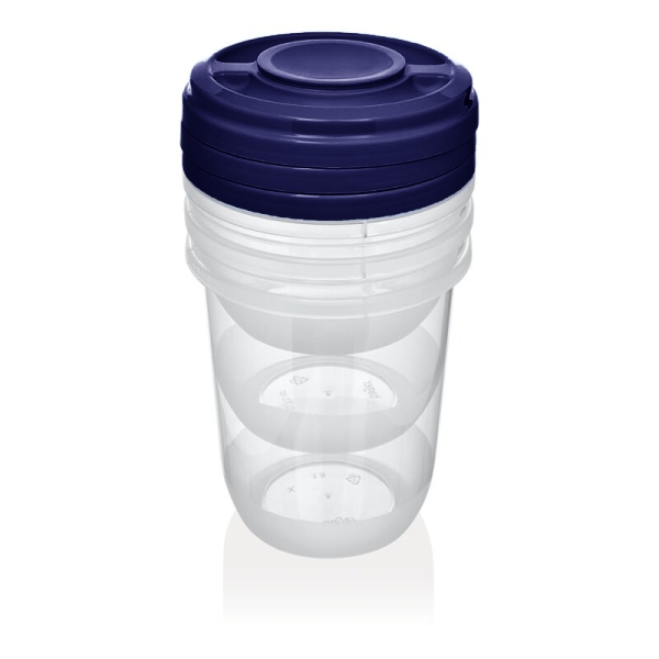 3 Pieces Terra Storage Box Set - Navy Blue