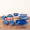 3 Pieces Terra Storage Box Set - Navy Blue