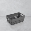 12 x 7.5 x 5 cm Terra Plastic Organizer - Grey