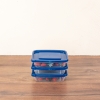 3 Pieces Eco-Fresh Rectangular Storage Container Set - Navy Blue