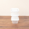 3 Pieces Eco-Fresh 1360 ml Square Storage Container Set - White