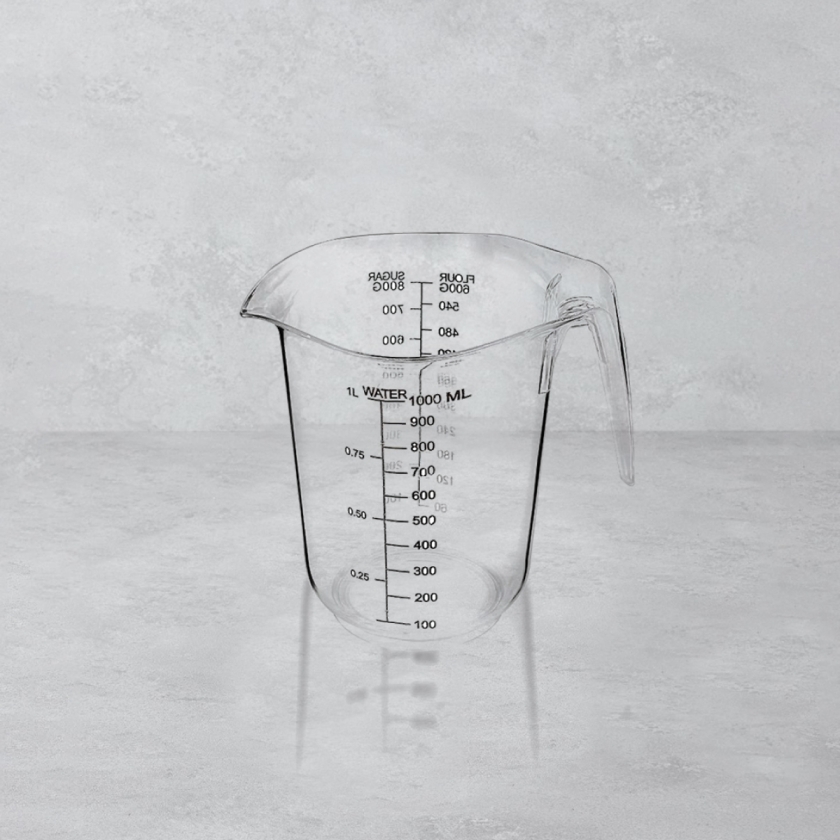 1000 ml Aqua Crystal Measuring Jug ..