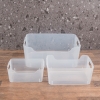 1.8 L Luna Plastic Organizer - Transparent