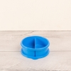 2 Parts Smart Plastic 600 ml Storage Container - Blue