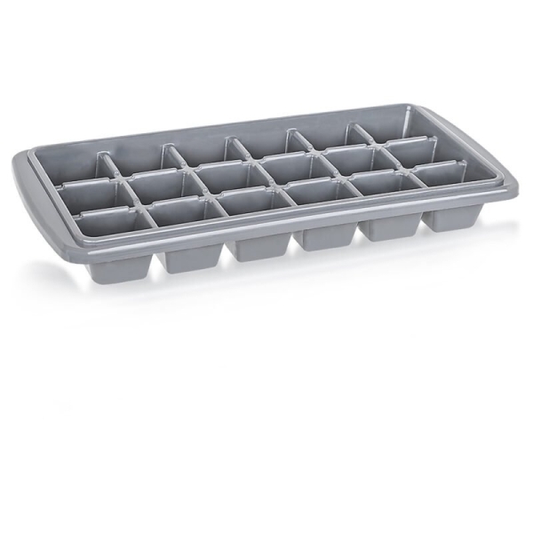 2 Pieces Tropical Ice Cube Maker Set 26 x 12.5 cm - Grey