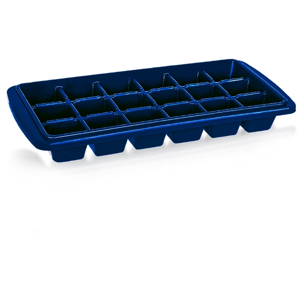 2 Pieces Tropical Ice Cube Maker Set 26 x 12.5 cm - Navy Blue