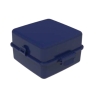 15 x 15 x 9 cm Joyful Colored Plastic Lunch Box - Navy Blue