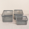 6.5 L Aria Plastic Organizer - Grey