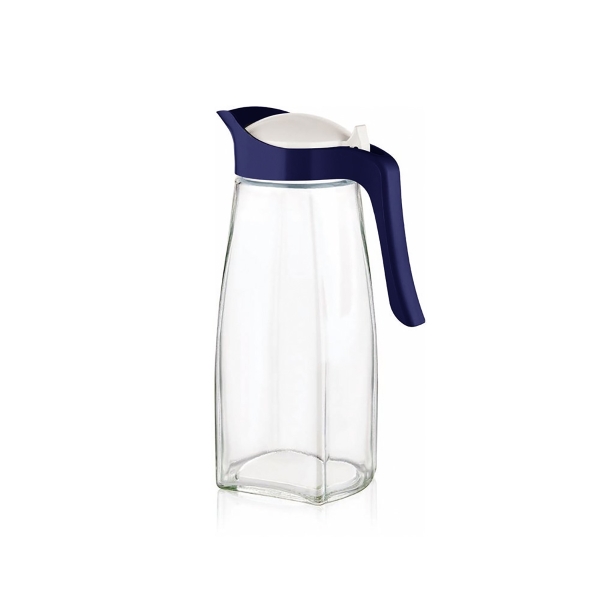 1500 ml Swan Glass Jug - Navy Blue