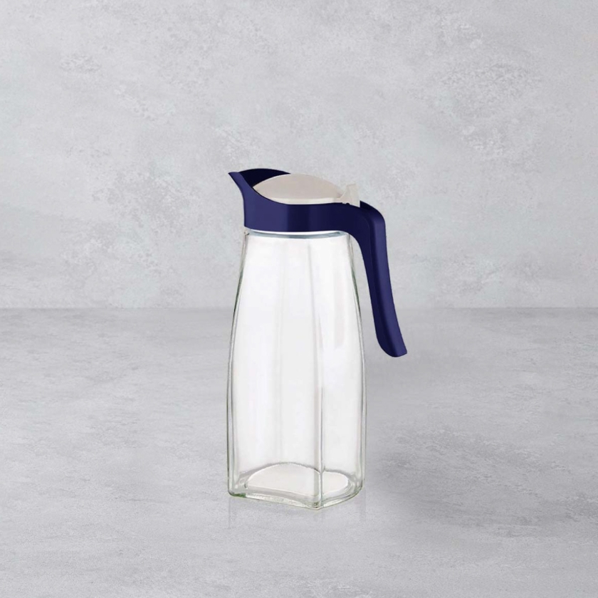 1500 ml Swan Glass Jug - Navy Blue
