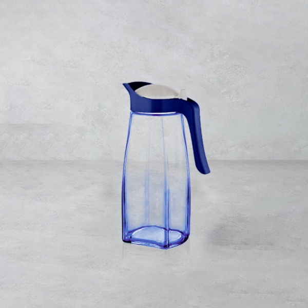 1500 ml Colored Swan Glass Jug - Navy Blue