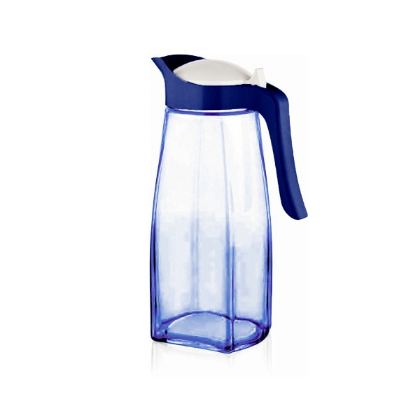 1500 ml Colored Swan Glass Jug - Navy Blue