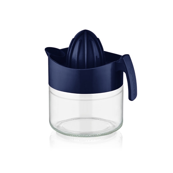 300 ml Sapphire Glass Lemon Squeezer - Navy Blue