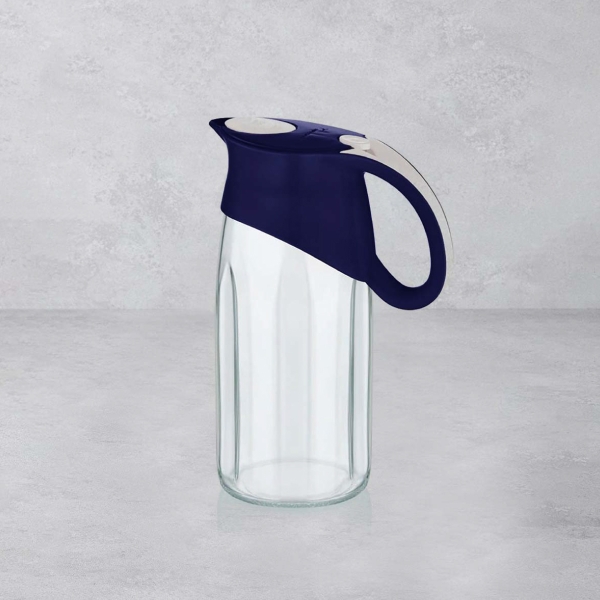 1450 ml Quella Glass Jug - Navy Blue