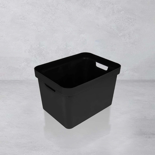 18 L Prime Plastic Organizer - Black