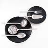 5 Pieces Deniz Mirror Finish Gel. Vacuum Table Service Set - Silver