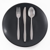 36 Pieces Sahara Mirror Finish Dinner Cutlery Set - Silver