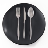 36 Pieces Sapphire Dinner Cutlery Set 3 mm - Silver
