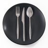 36 Pieces Hera Dinner Cutlery Set 3 mm - Silver