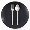 24 Pieces Bosporus Dinner Cutlery Set 3 mm - Silver