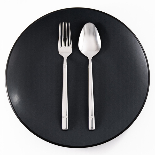 24 Pieces Bosporus Dinner Cutlery Set 3 mm - Silver